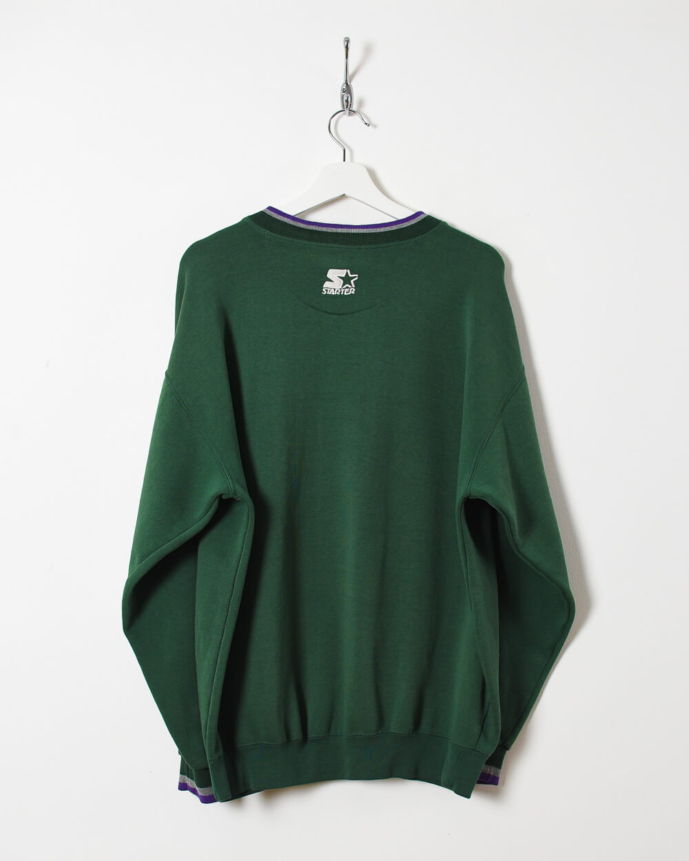 Green Starter Milwaukee Bucks Sweatshirt - Large