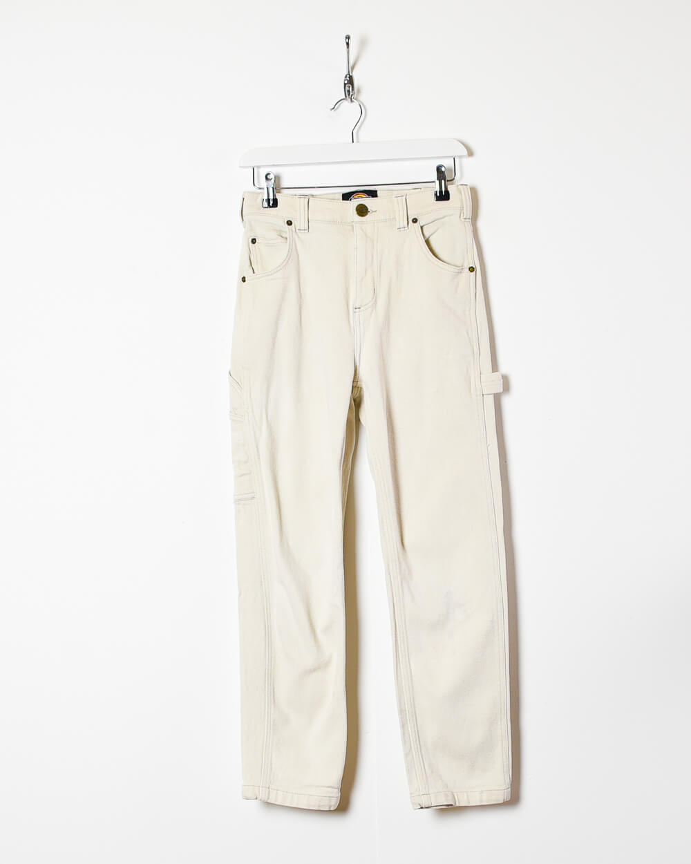 White Dickies Women's Carpenter Jeans - W28 L27