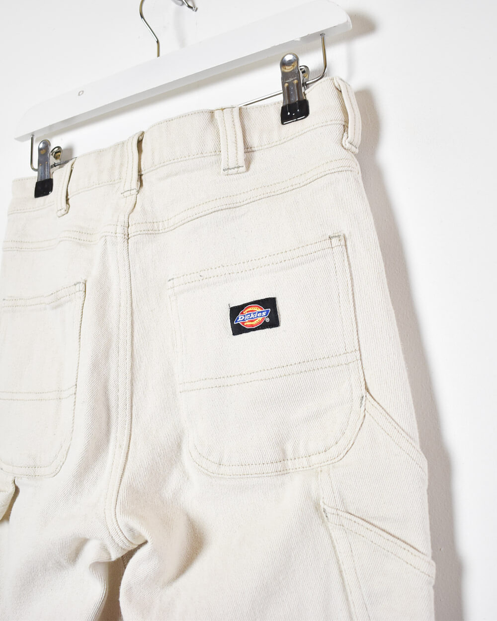 White Dickies Women's Carpenter Jeans - W28 L27