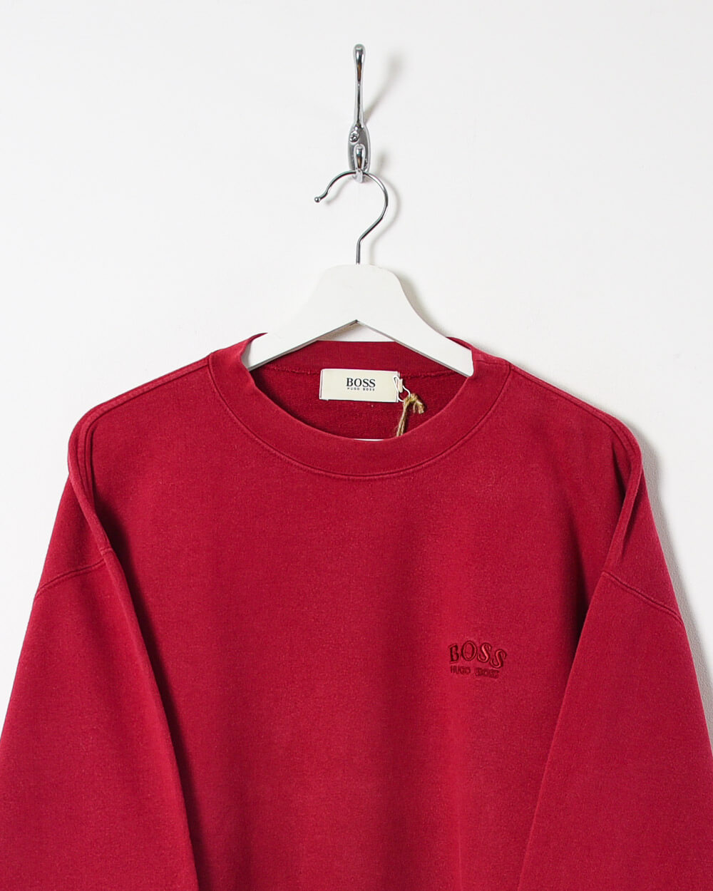 Red Hugo Boss Sweatshirt - Large