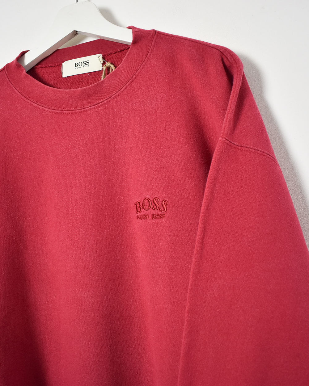 Red Hugo Boss Sweatshirt - Large