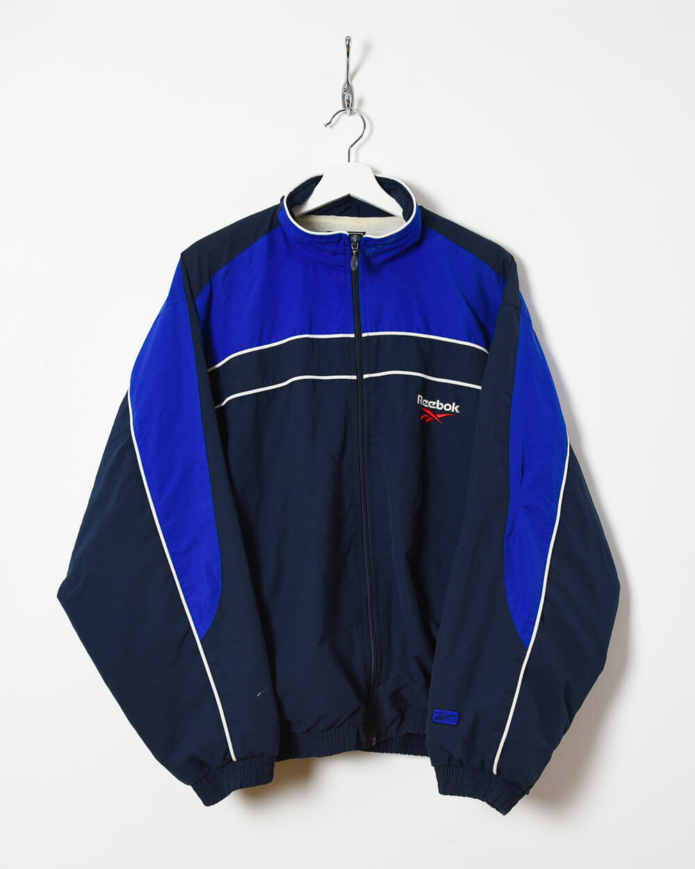 Navy Reebok Windbreaker Jacket - Large