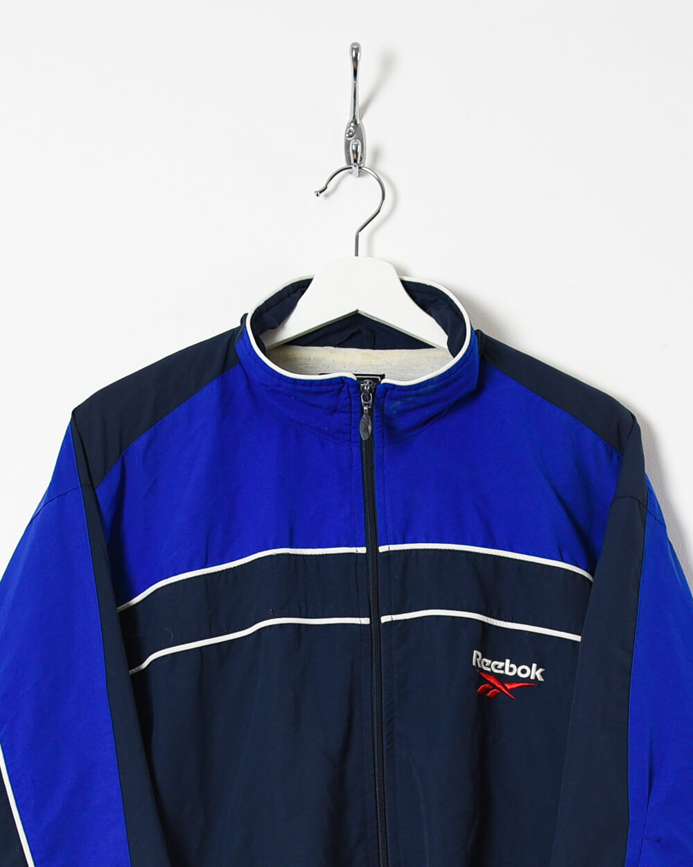 Navy Reebok Windbreaker Jacket - Large