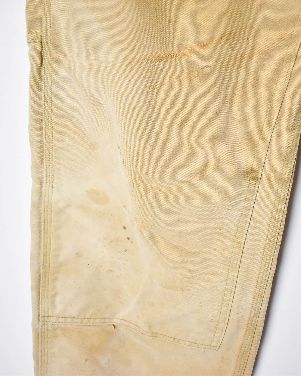 Neutral Carhartt Distressed Double Knee Carpenter Jeans - W32 L30
