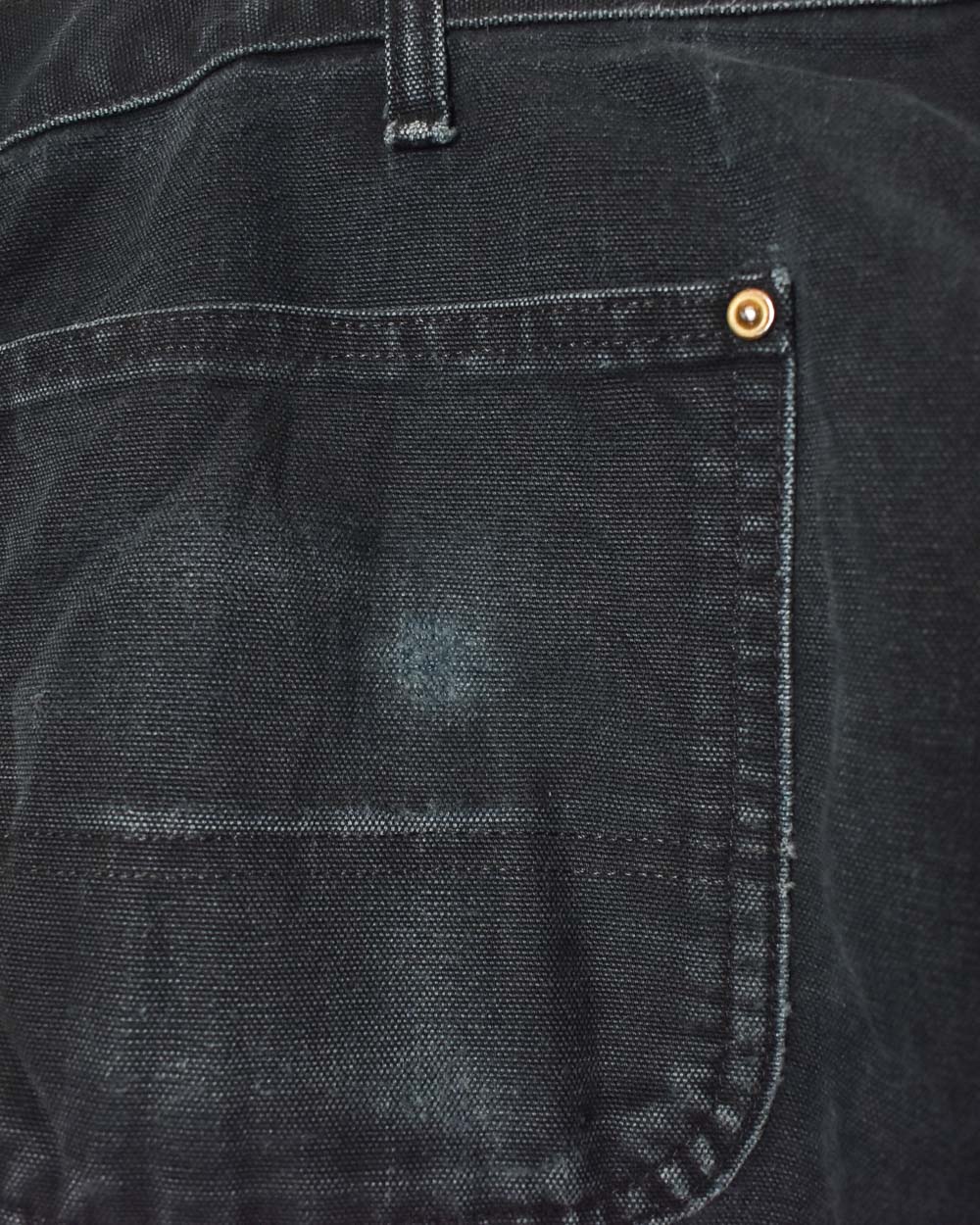 Black Carhartt Double Knee Carpenter Jeans - W34 L34