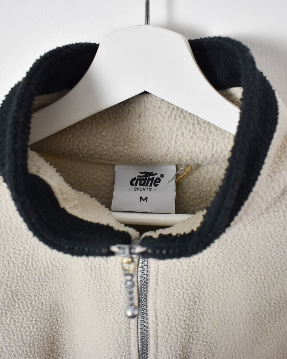 Neutral Crane 1/4 Zip Colour Block Fleece - Large