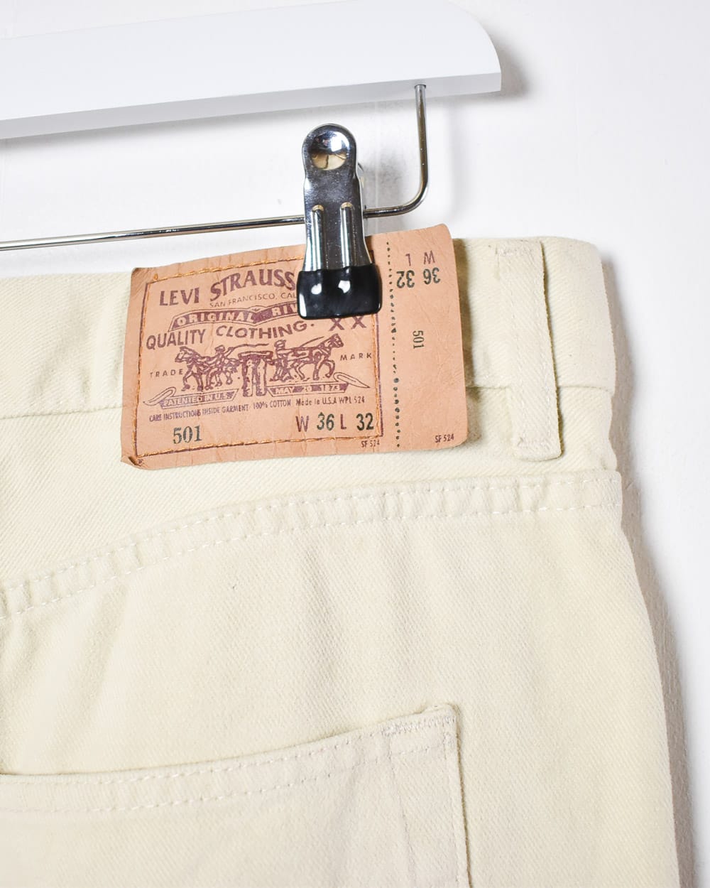 Neutral Levi's USA 501 Jeans - W35 L31