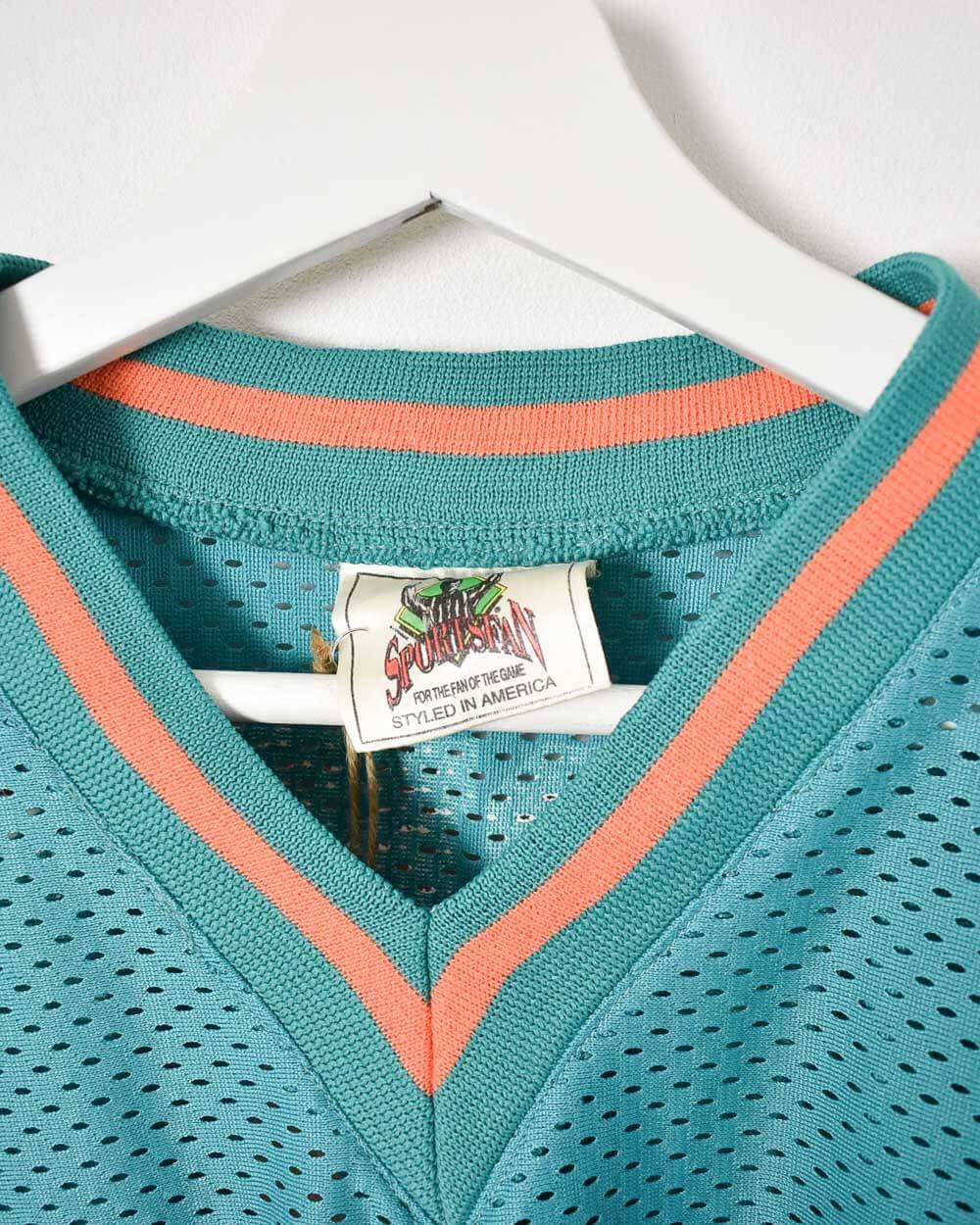 Blue Miami Dolphins Sports Fan 85 NFL Jersey - Large