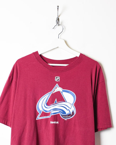 NHL Men's Colorado Avalanche Navy Circle T-Shirt