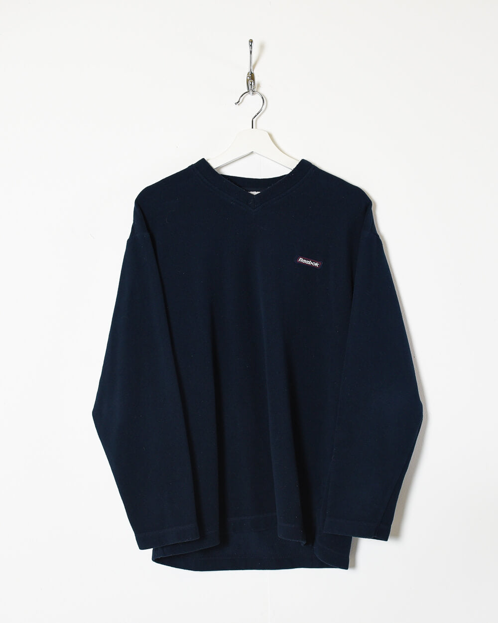 Navy Reebok Pullover Fleece - Medium