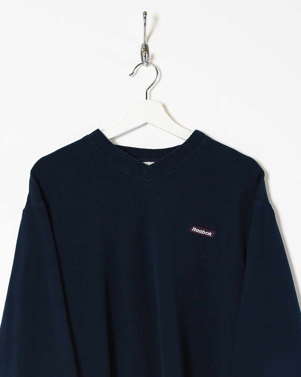 Navy Reebok Pullover Fleece - Medium
