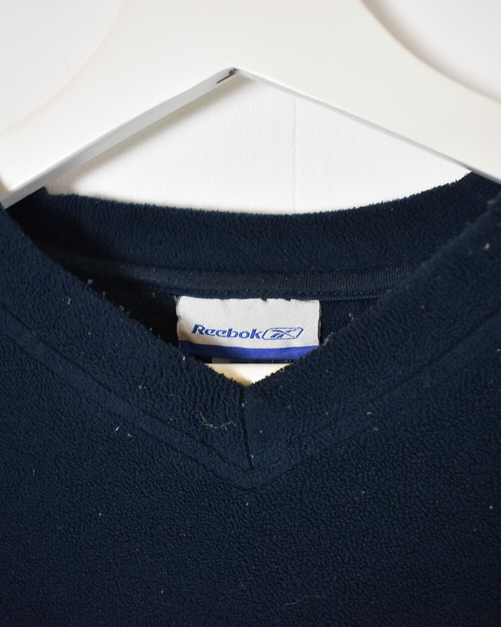 Navy Reebok Pullover Fleece - Medium