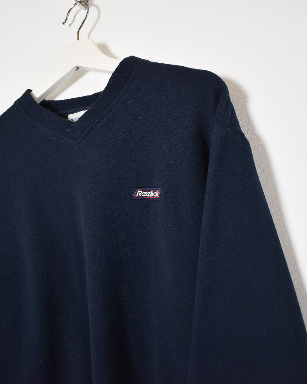 Navy Reebok Pullover Fleece - Medium