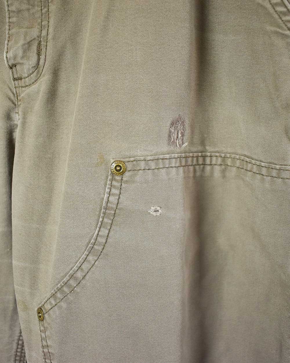 Neutral Carhartt Double Knee Carpenter Cargo Jeans - W32 L30