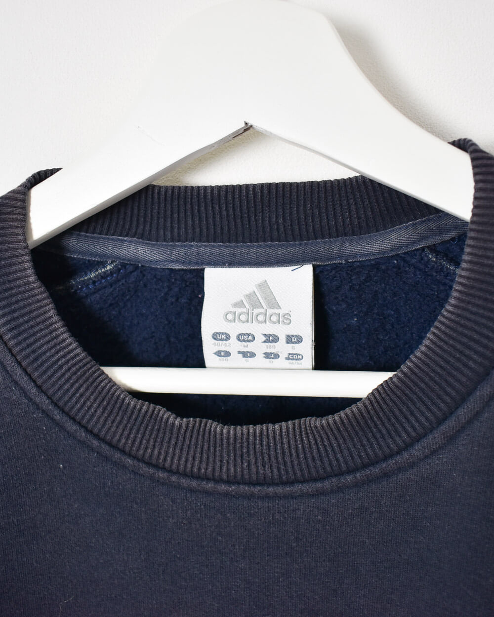 Navy Adidas Sweatshirt - Large