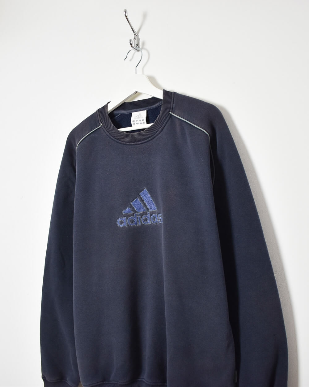 Navy Adidas Sweatshirt - Large