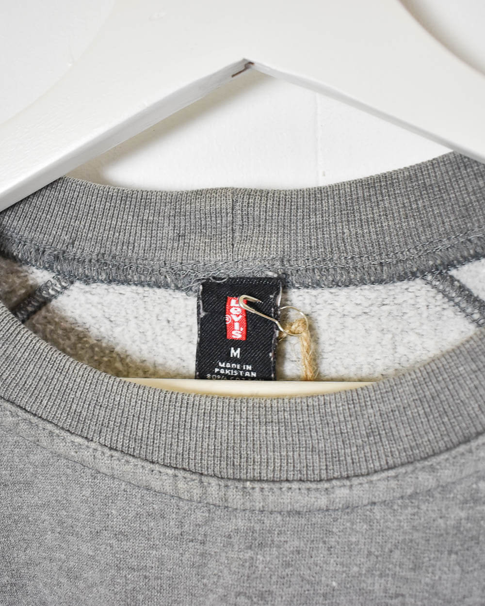 Grey Levi Strauss & Co. Blue Jeans Sweatshirt - X-Large