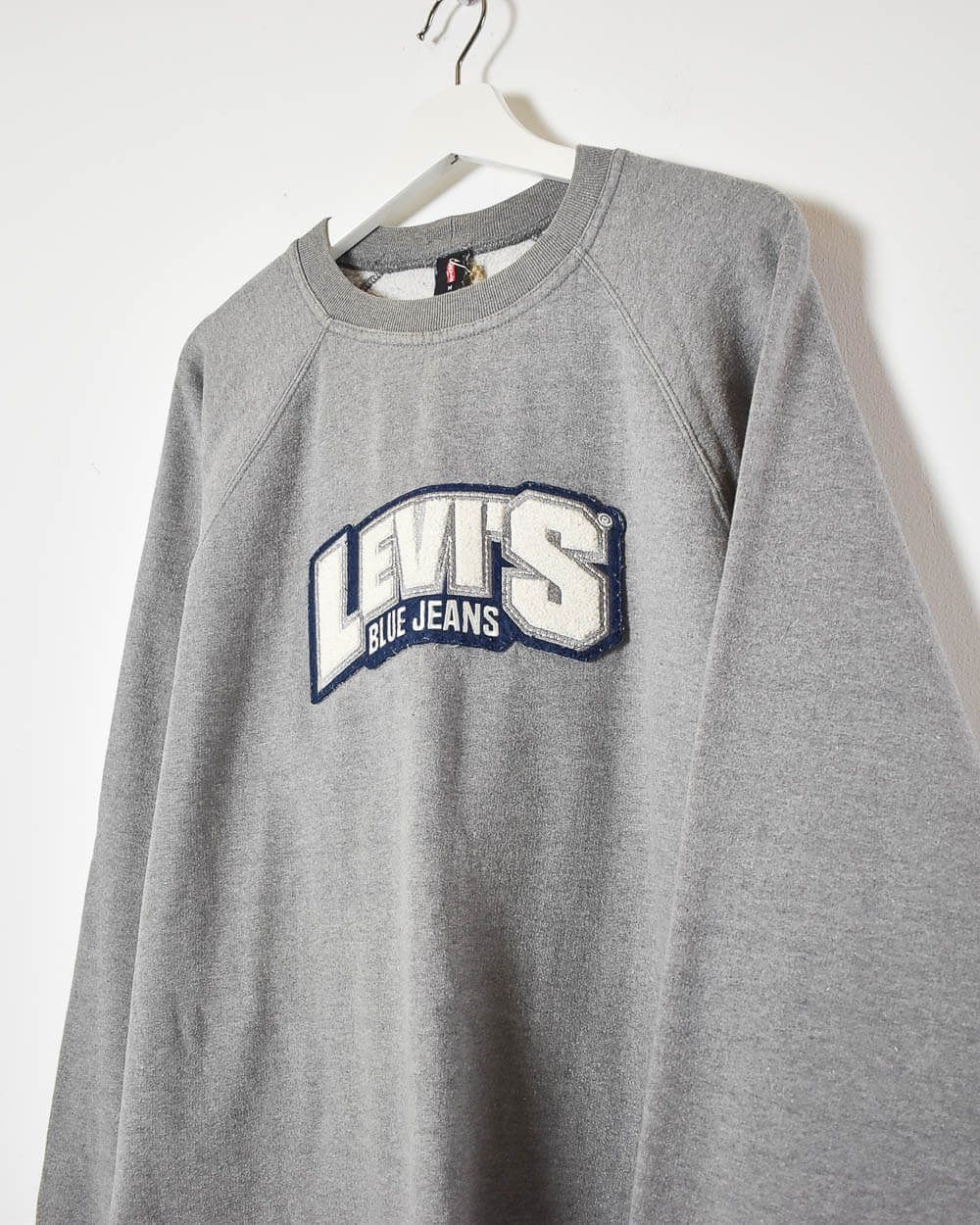 Grey Levi Strauss & Co. Blue Jeans Sweatshirt - X-Large