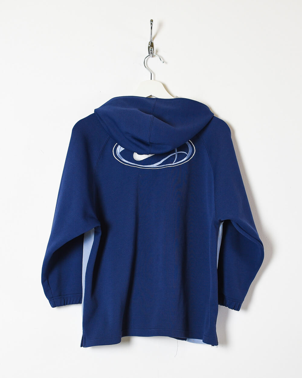 Navy Nike Women's Zip-Through Hoodie - Medium