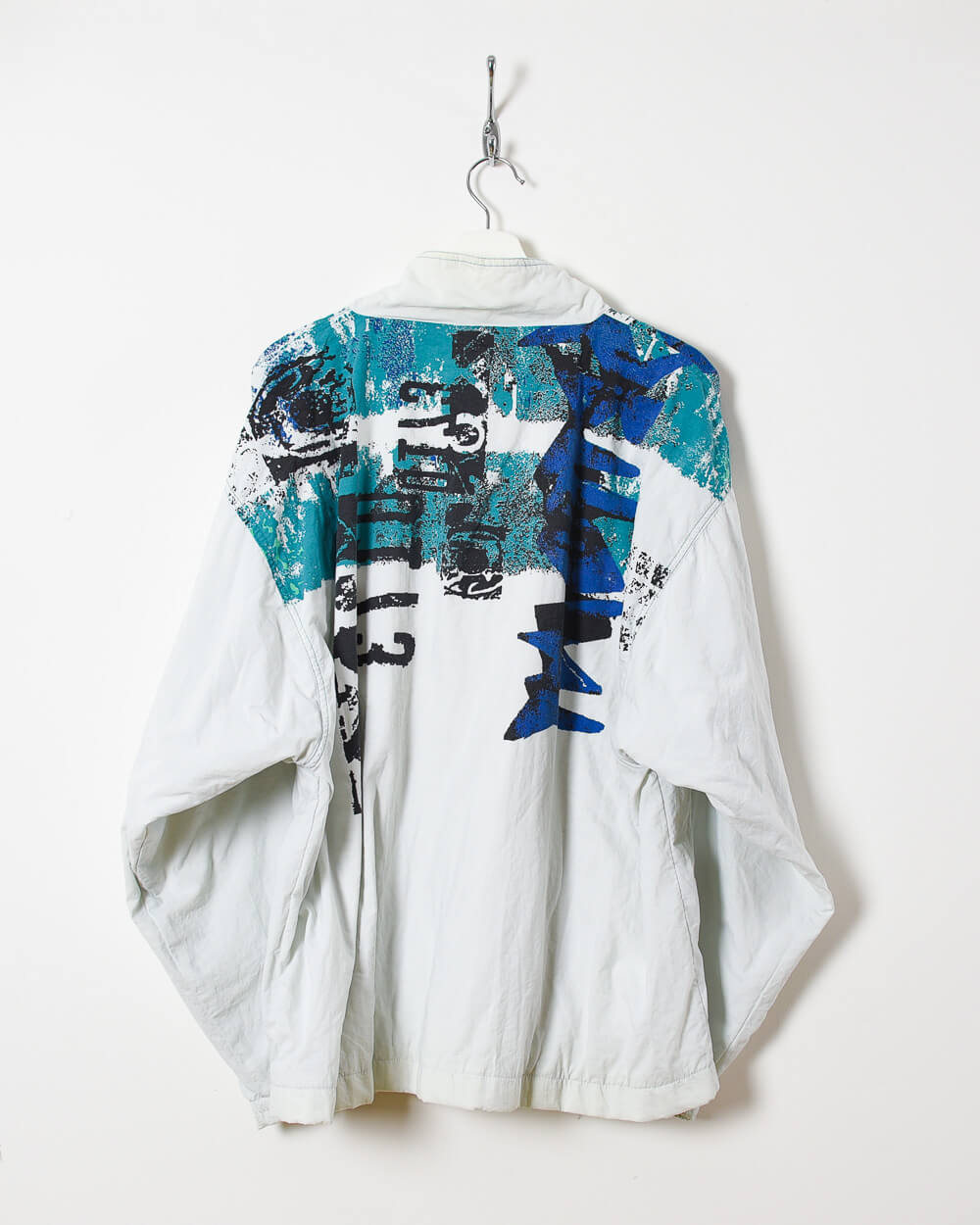 White Reebok Windbreaker Jacket - Large