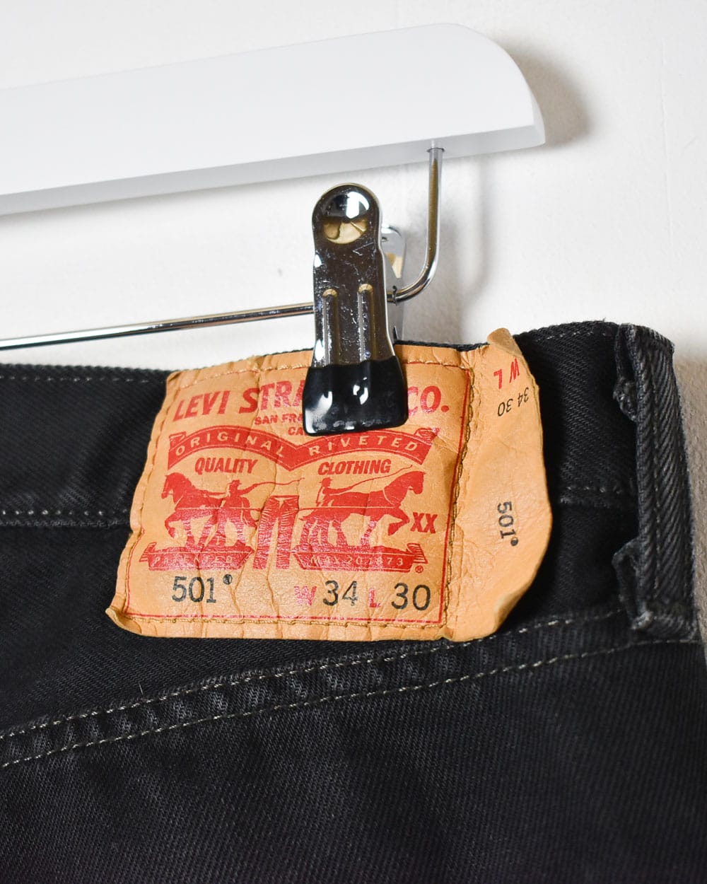Black Levi's 501 Jeans - W34 L30