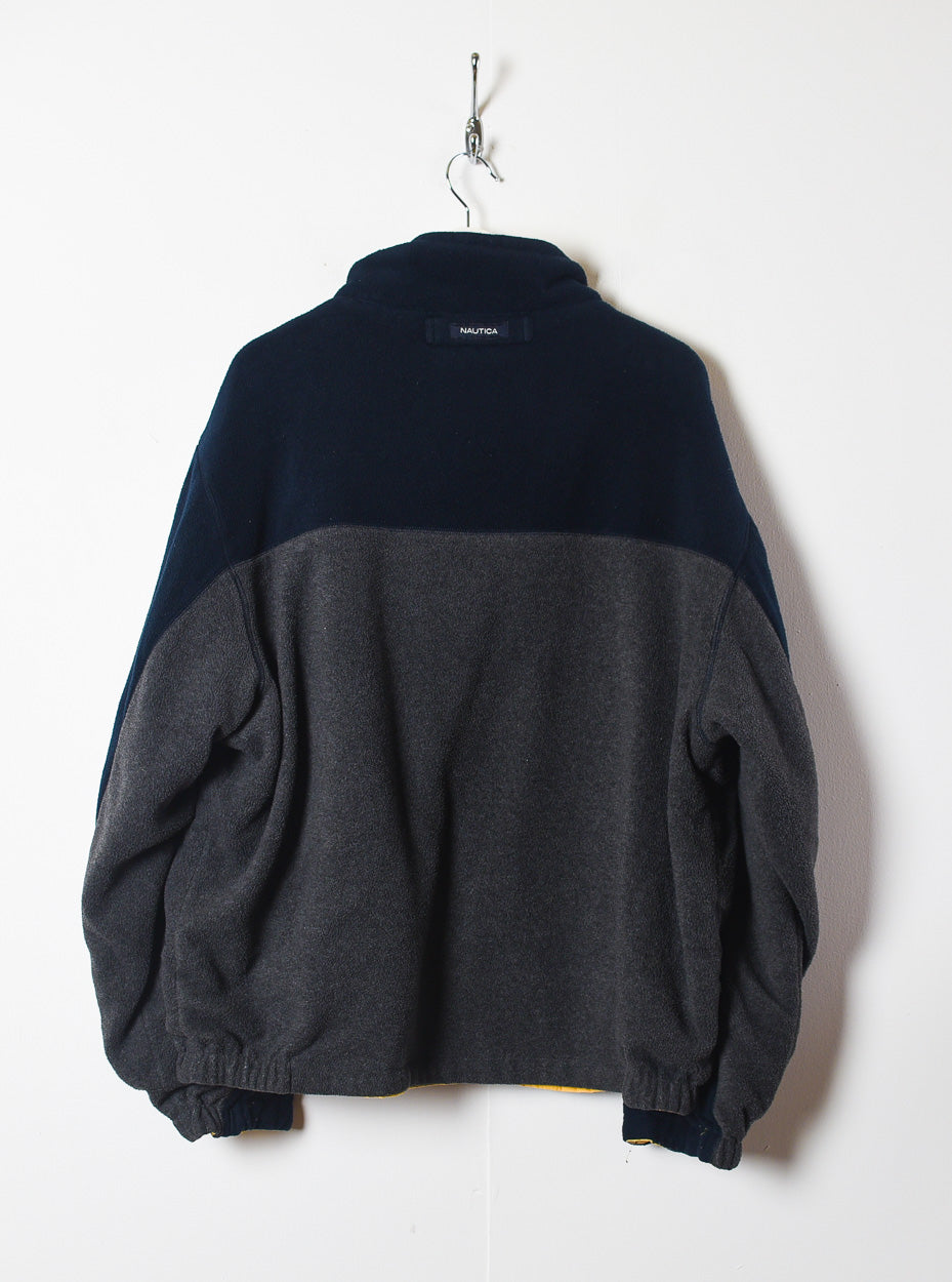 Yellow Nautica Reversible Fleece Jacket - X-Large
