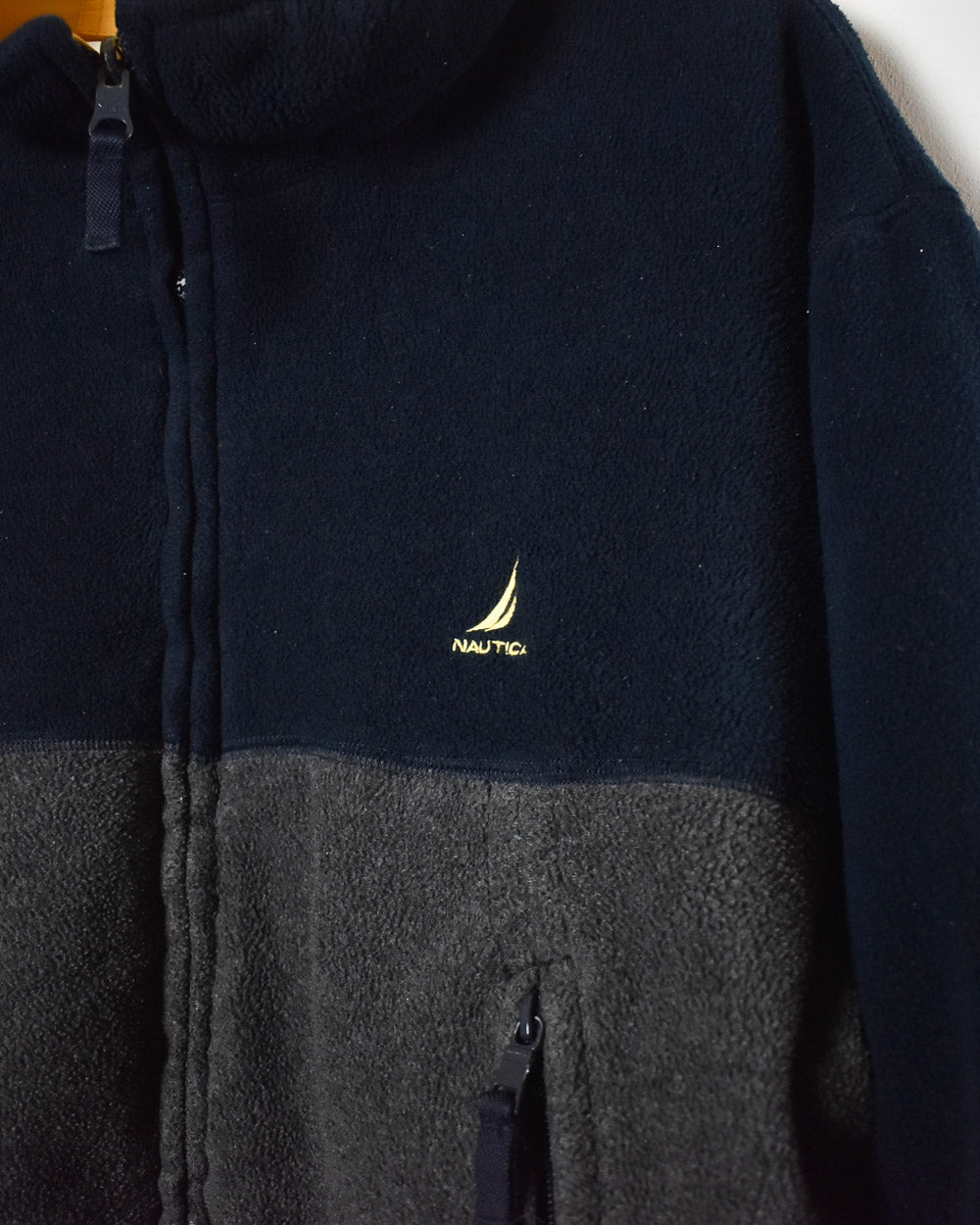 Yellow Nautica Reversible Fleece Jacket - X-Large