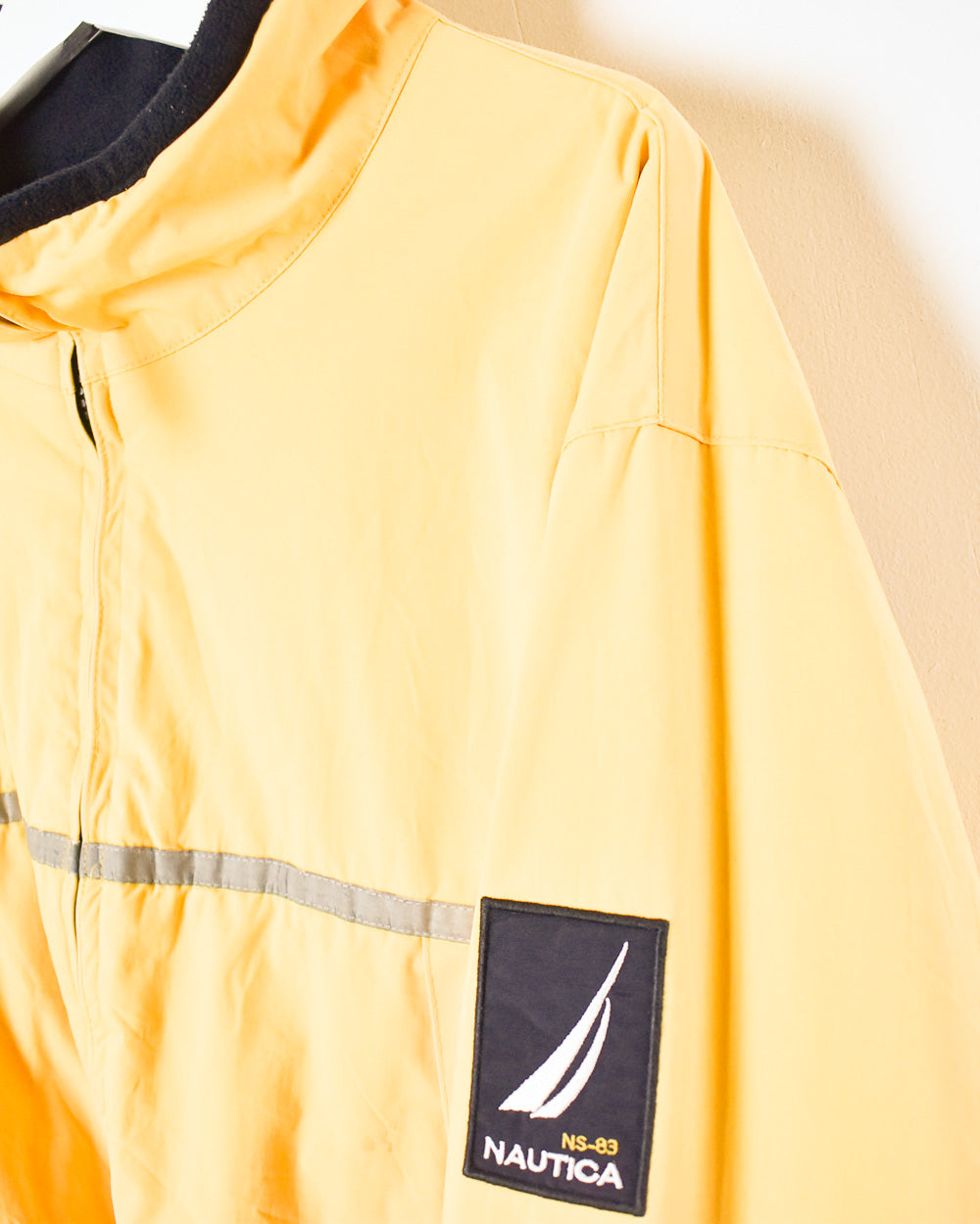 Yellow Nautica Reversible Fleece Jacket - X-Large