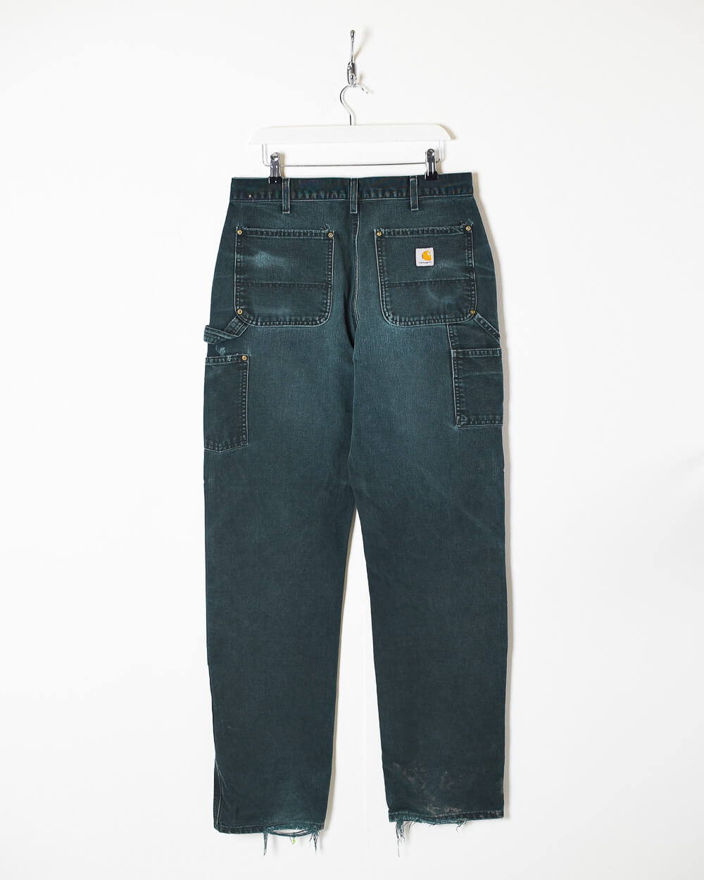 Black Carhartt Heavyweight Double Knee Carpenter Jeans - W32 L35