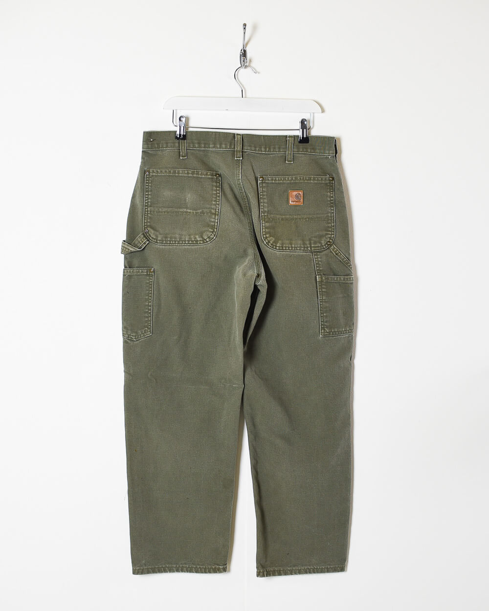 Khaki Carhartt Double Knee Carpenter Jeans - W34 L30