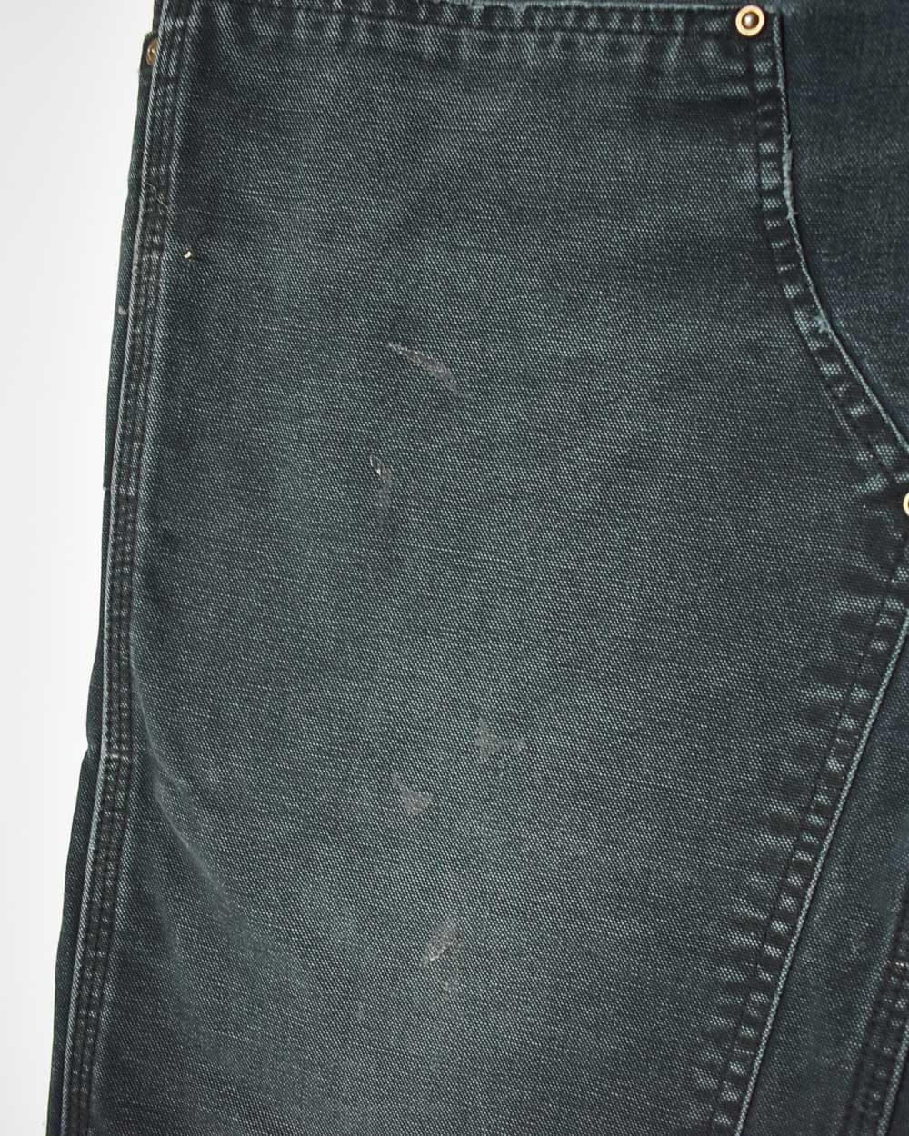 Black Carhartt Heavyweight Double Knee Carpenter Jeans - W32 L35