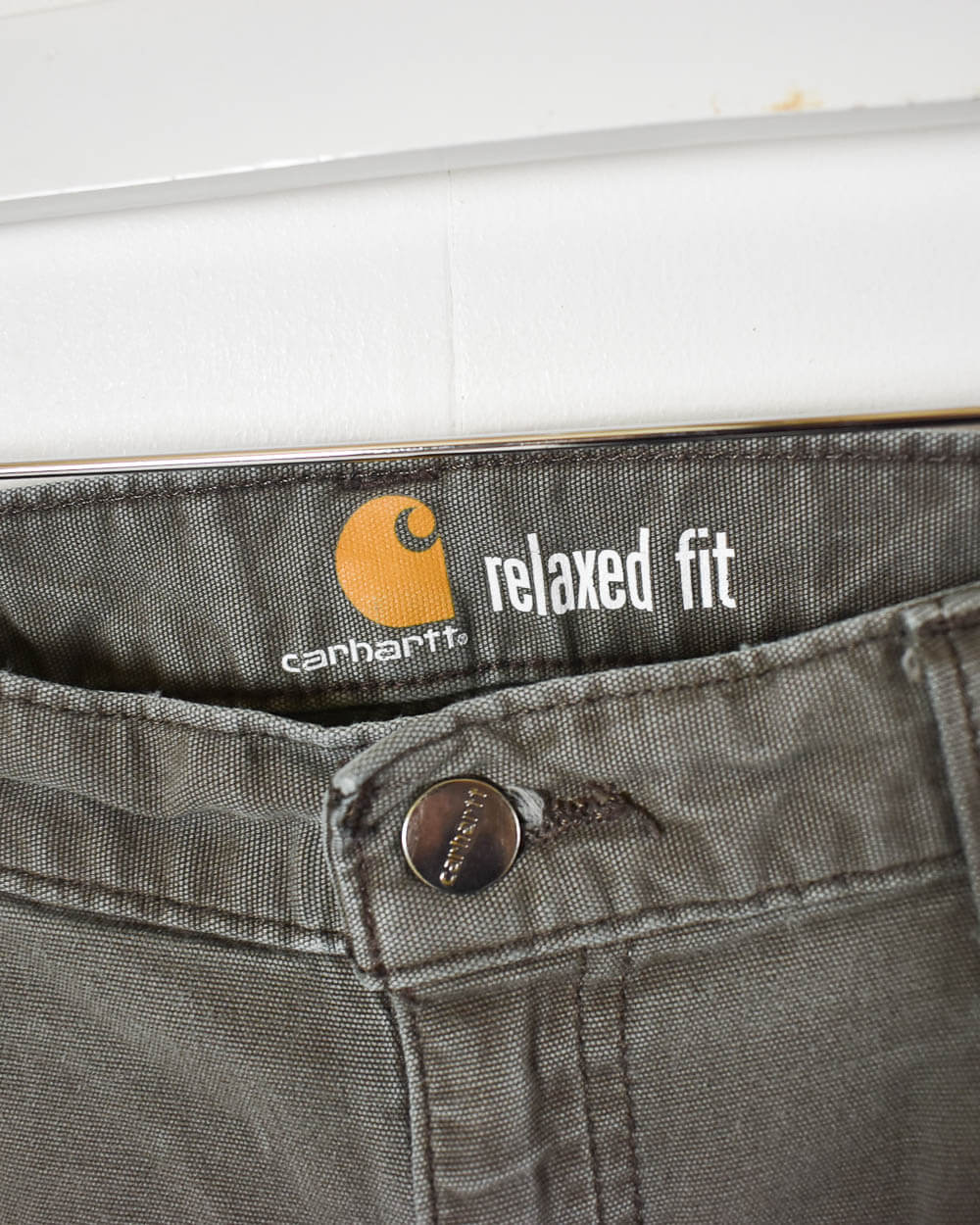 Grey Carhartt Relaxed Fit Jeans - W34 L30