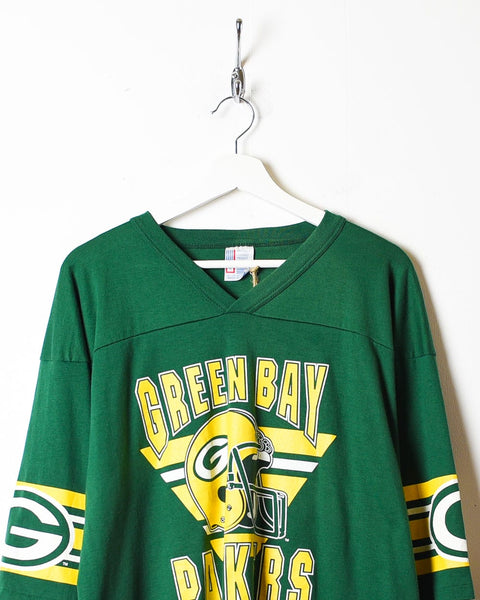 Vintage 90s Green NFL Green Bay Packers Jersey - X-Large Polyester