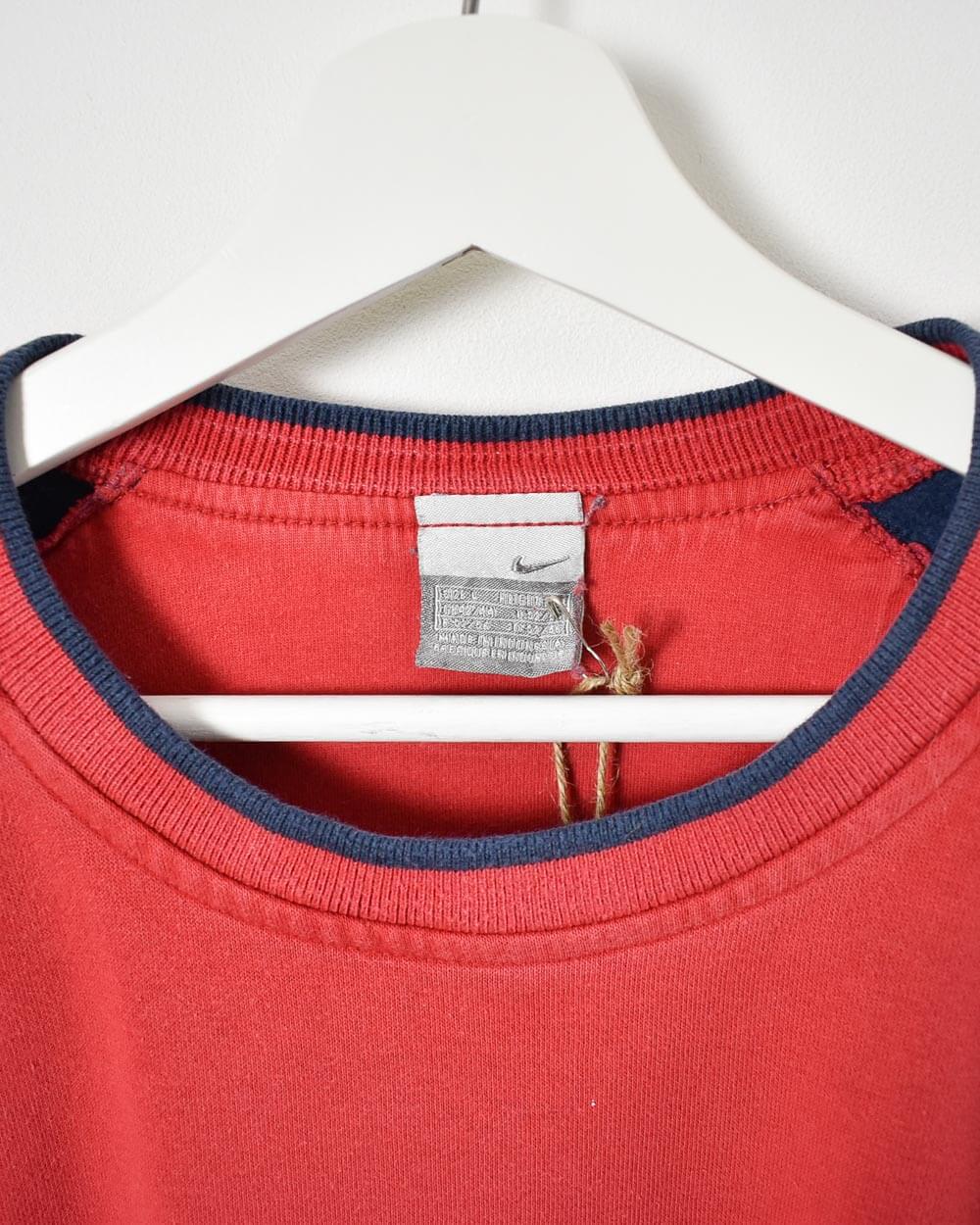 Red Nike Sweatshirt - Large