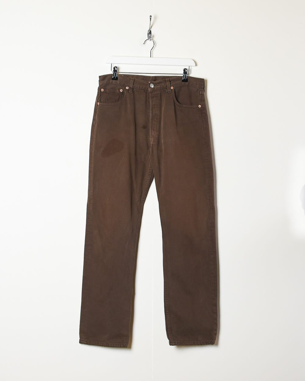 Brown Levi's 501 Jeans - W34 L32