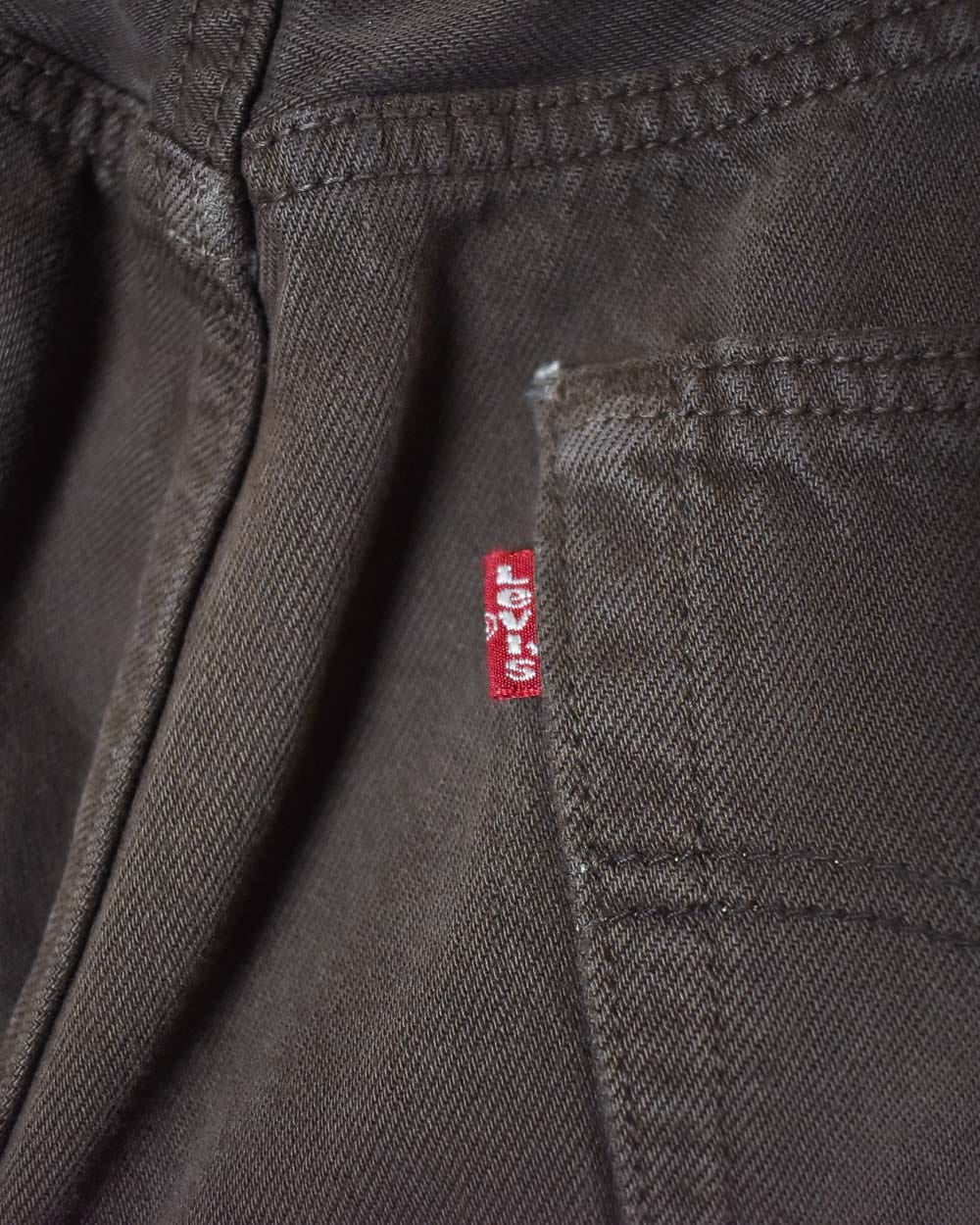 Brown Levi's 501 Jeans - W34 L32