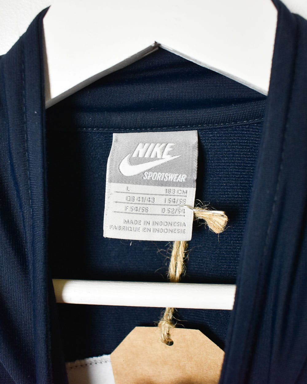 Navy Nike Tracksuit Top - Large