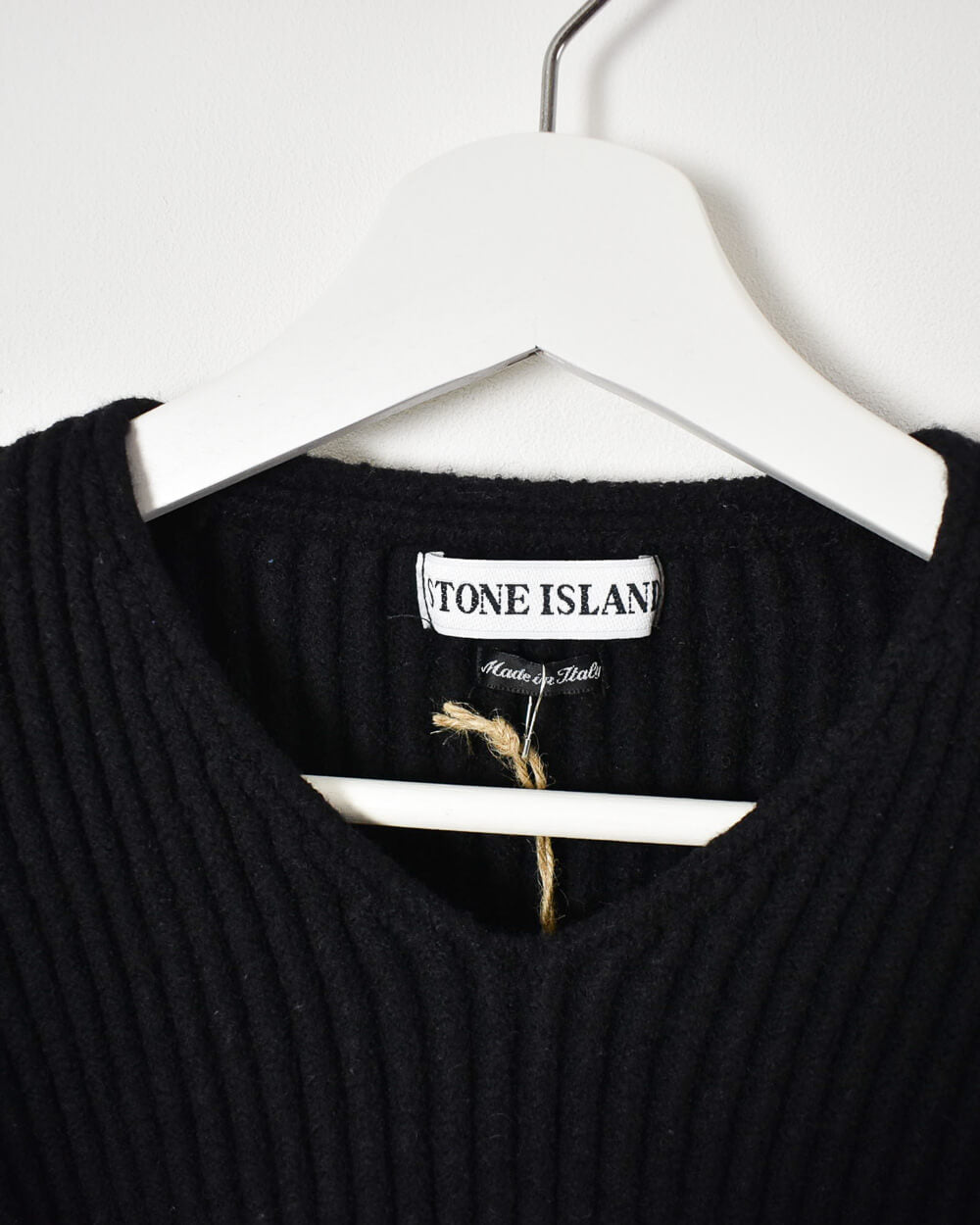 Black Stone Island Youth Knitted Sweatshirt - X-Small Women's