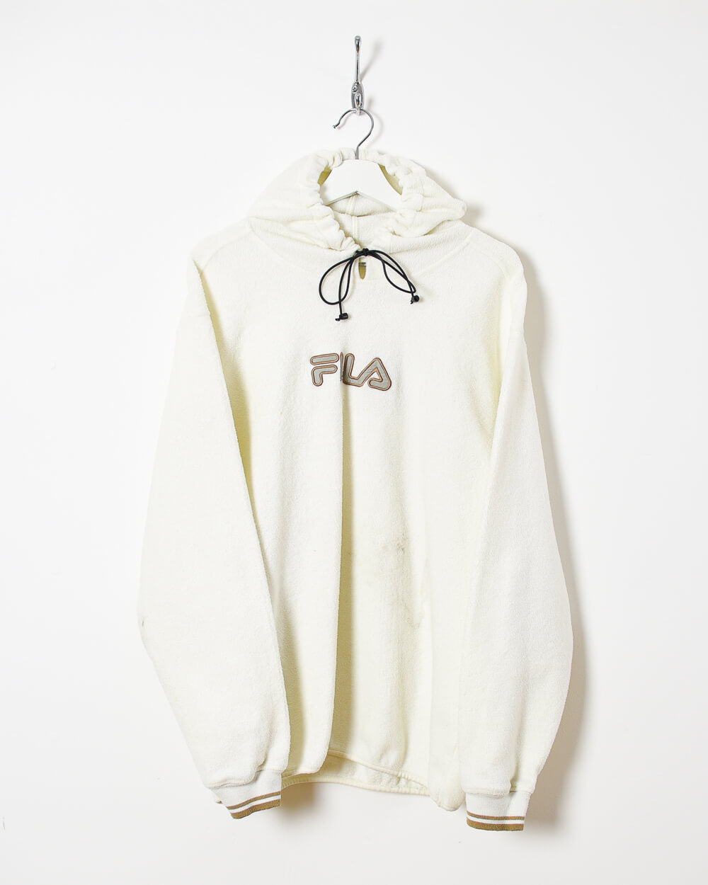 Neutral Fila Fleece - Hoodie - Large