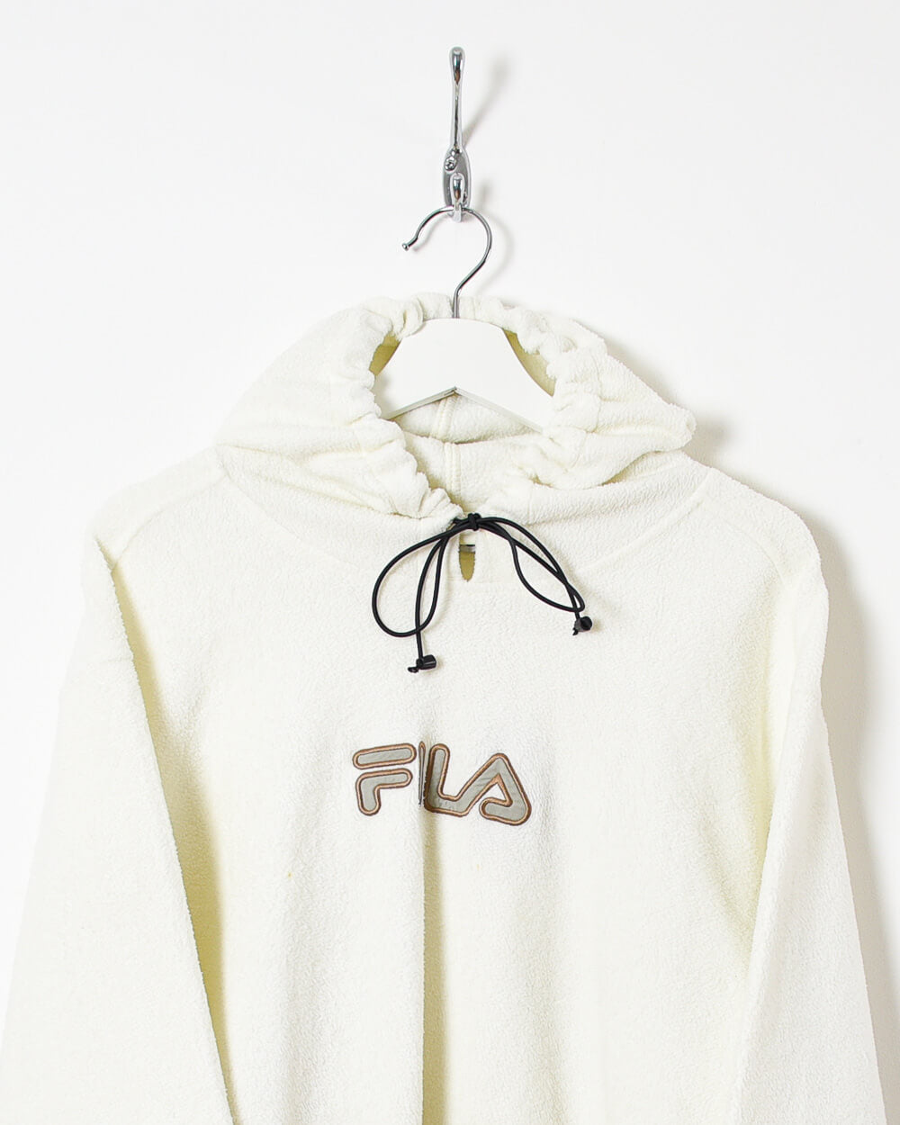 Neutral Fila Fleece - Hoodie - Large
