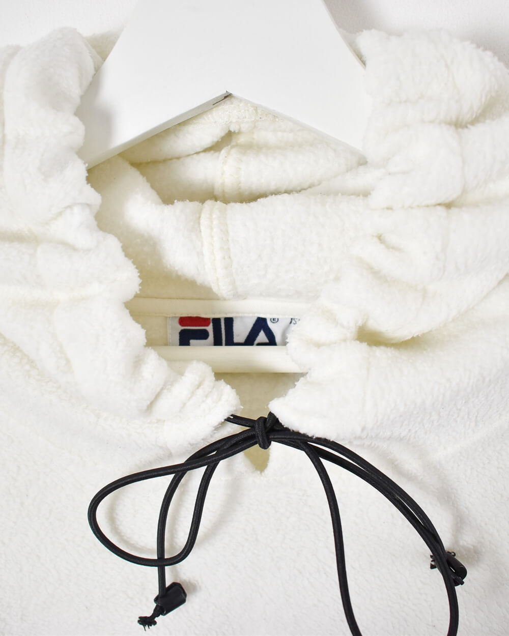 Neutral Fila Fleece - Hoodie - Large