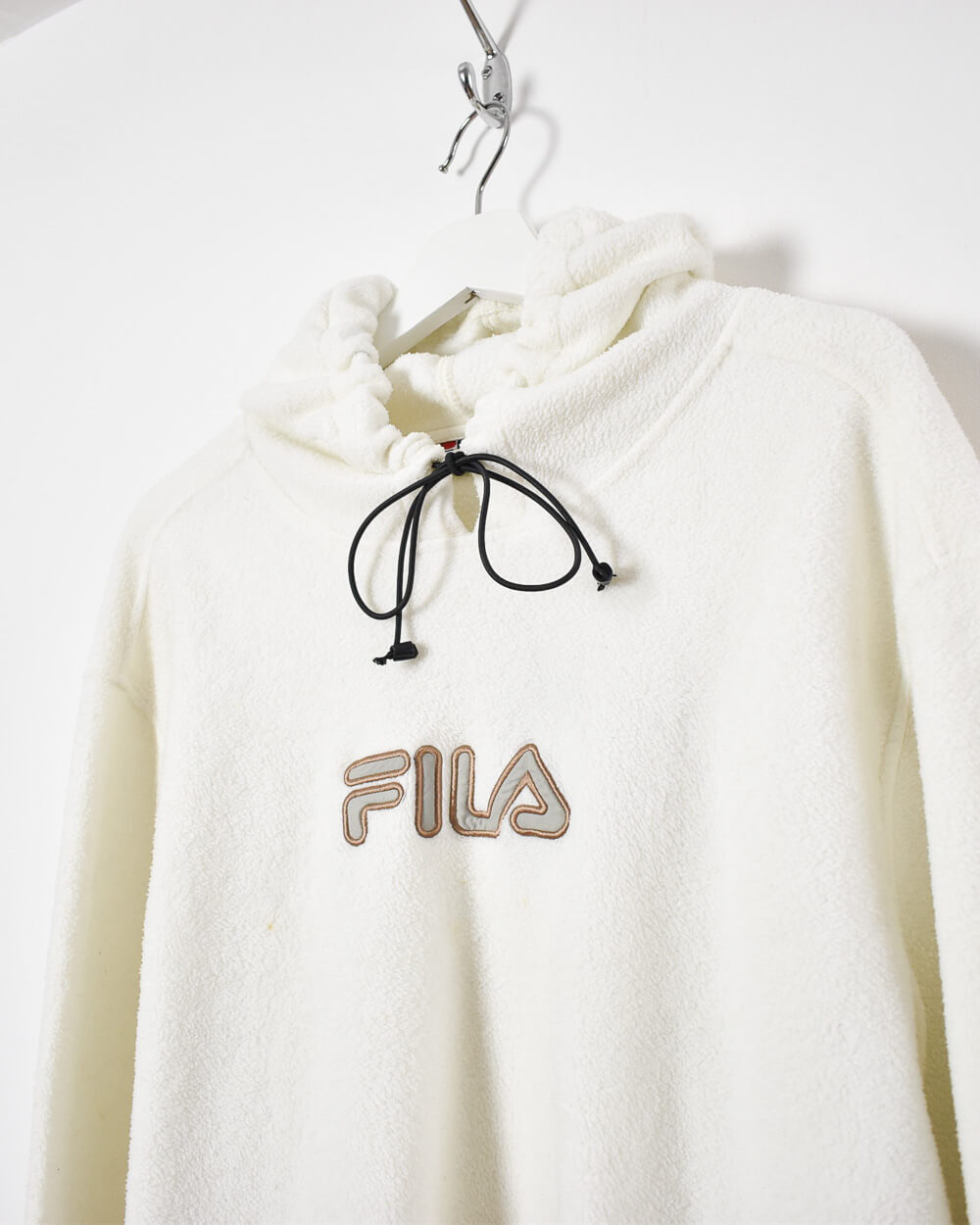 Neutral Fila Fleece - Hoodie - Large