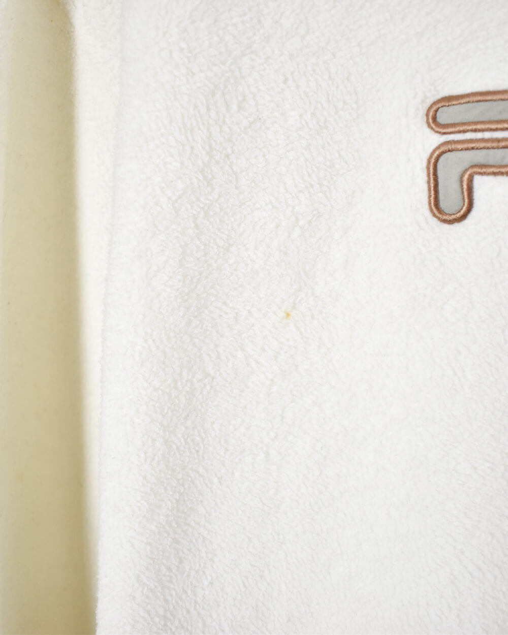 Neutral Fila Fleece - Hoodie - Large