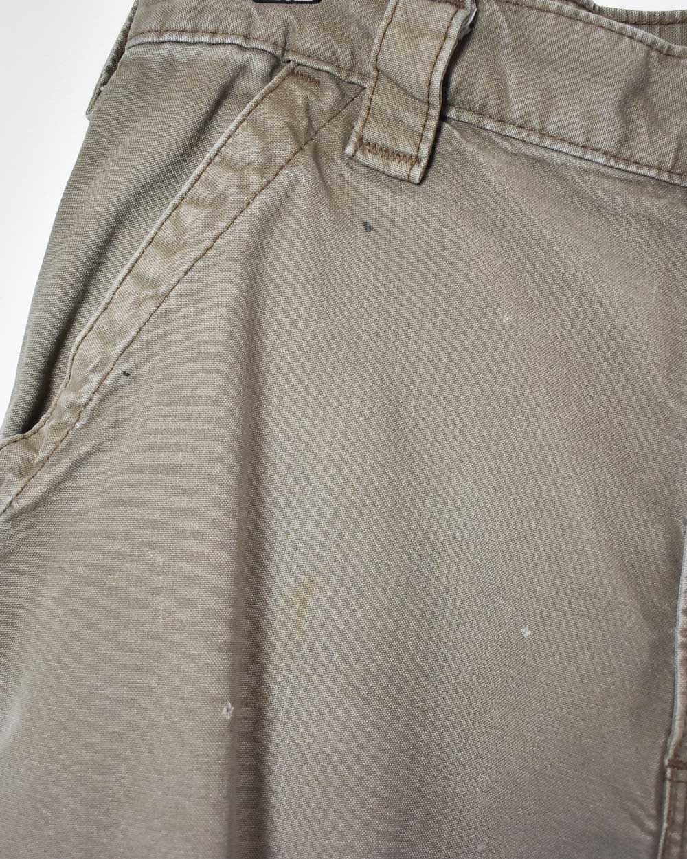 Khaki Carhartt Carpenter Jeans - W32 L32