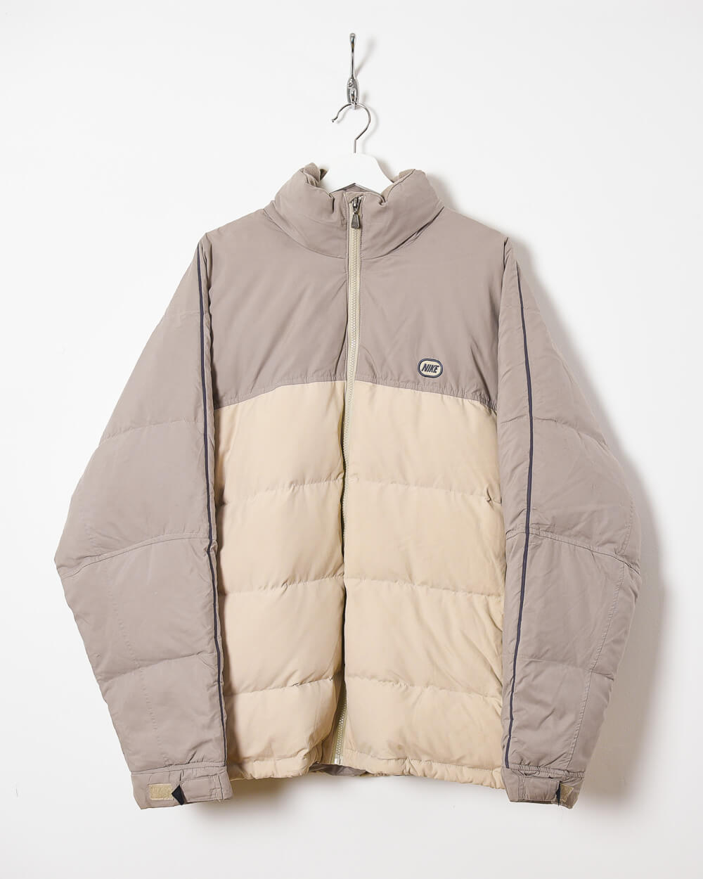 Neutral Nike Puffer Jacket - Large