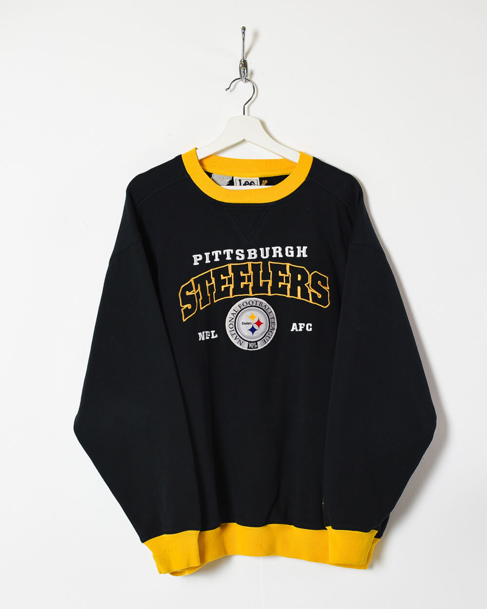 Black Lee Pittsburgh Steelers NFL Sweatshirt - X-Large