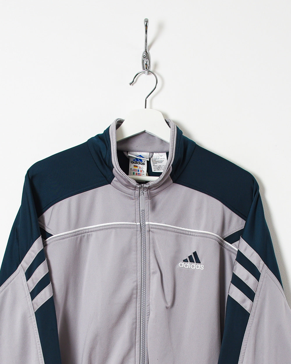 Stone Adidas Tracksuit Top - Large