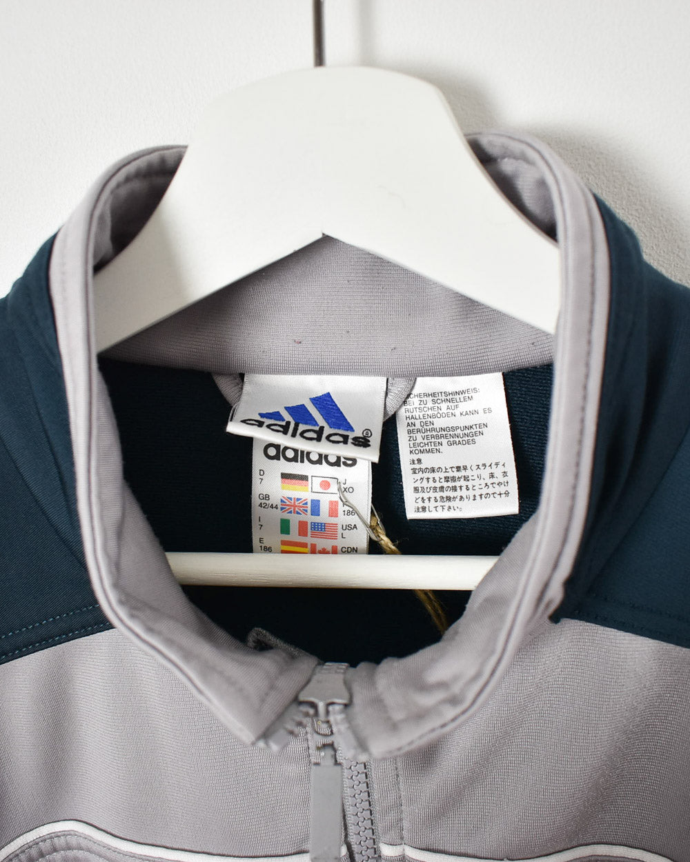 Stone Adidas Tracksuit Top - Large