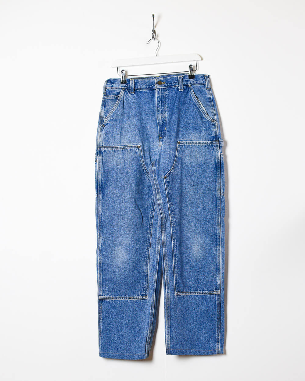 Blue Carhartt Heavyweight Double Knee Carpenter Jeans - W33