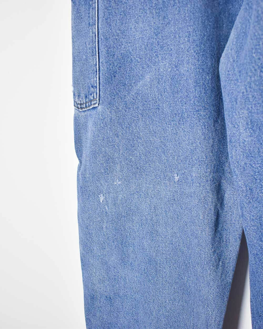 Blue Carhartt Heavyweight Double Knee Carpenter Jeans - W33